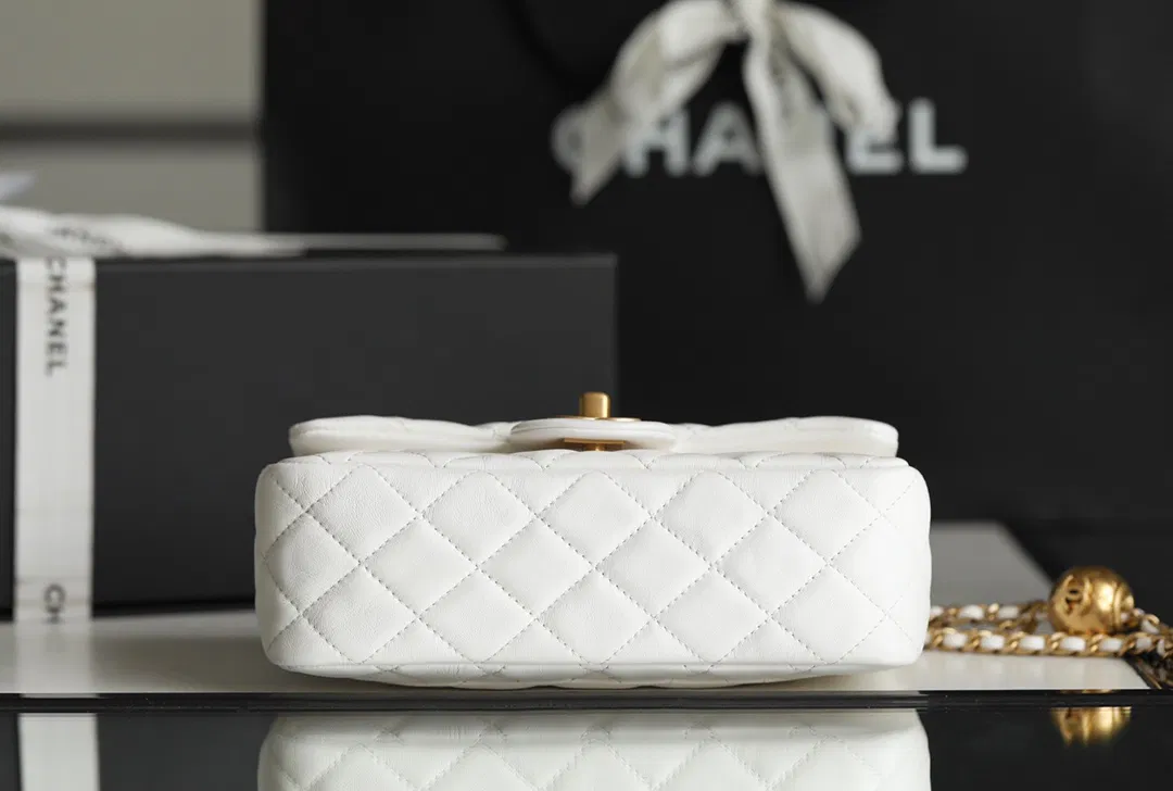 Chanel classic flap mini with golden ball — image 7