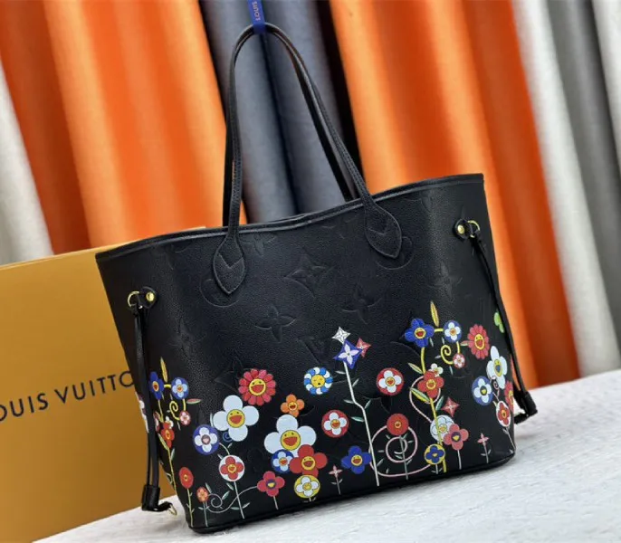 Louis Vuitton X TM Monogram Empreinte Neverfull MM In Black With Style 1 — image 2