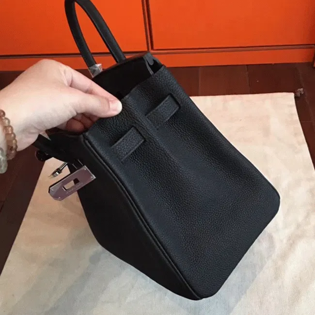 Black Hermes Birkin 40cm Oversized Handbag — image 7