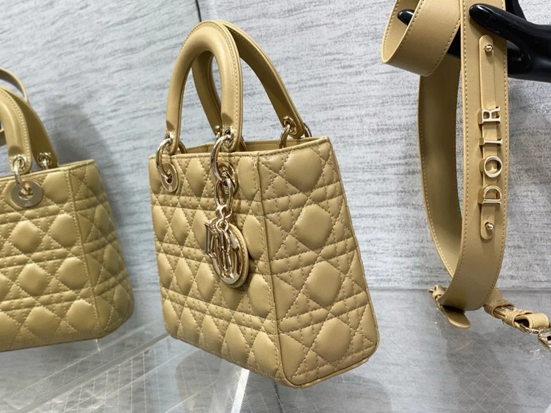 Dior Small Lady Dior My ABCDior Bag in Pastel Yellow — image 6