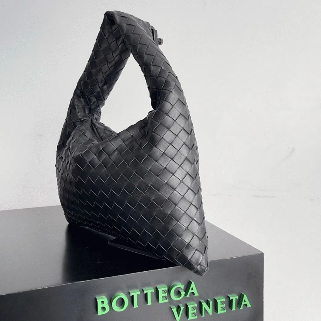 Bottega Veneta Small Hop Bag Black — image 8