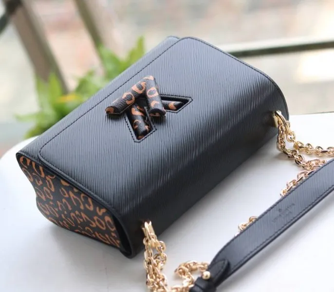 Louis Vuitton Epi Leather Jungle Edition Twist MM Bag In Black — image 3