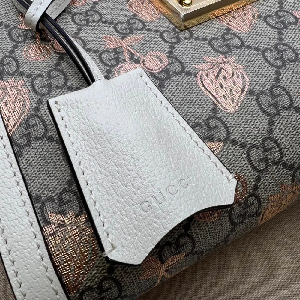 GG Padlock small berry tote bag — image 5