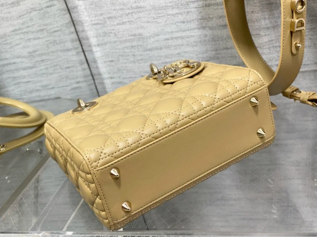 Dior Small Lady Dior My ABCDior Bag in Pastel Yellow — image 3