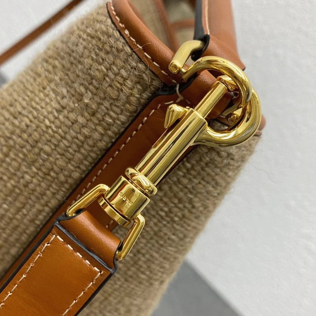 Top Quality Celine Bucket 16 Bag In Textile with Celine Logo — image 10