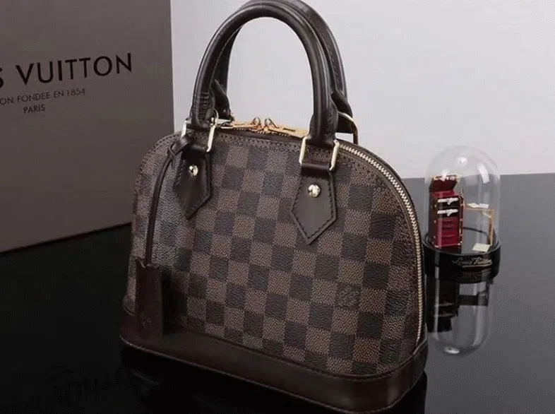 Louis Vuitton Damier Ebene Canvas Alma BB Handbag — image 7