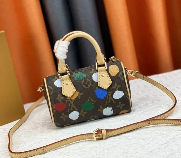 Louis Vuitton X YK Monogram Canvas Speedy Bandouliere 25 Handbag — image 3