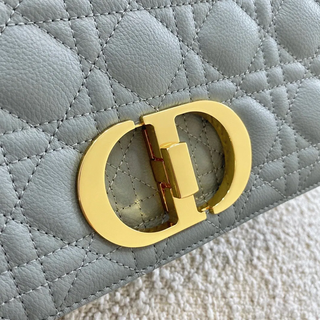 Dior Caro Medium Bag Knockoff in Grey — image 4