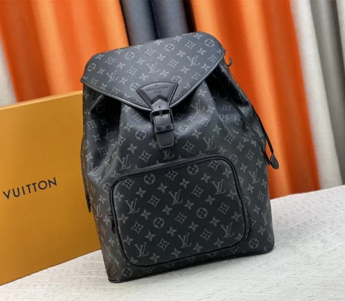 Louis Vuitton Monogram Eclipse Montsouris Backpack