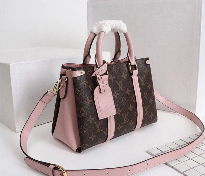 Louis Vuitton Monogram Canvas Soufflot BB Bag In Peach — image 2