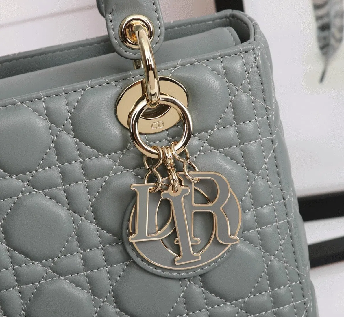 Dior Lady Dior Medium Bag in Grey — image 5