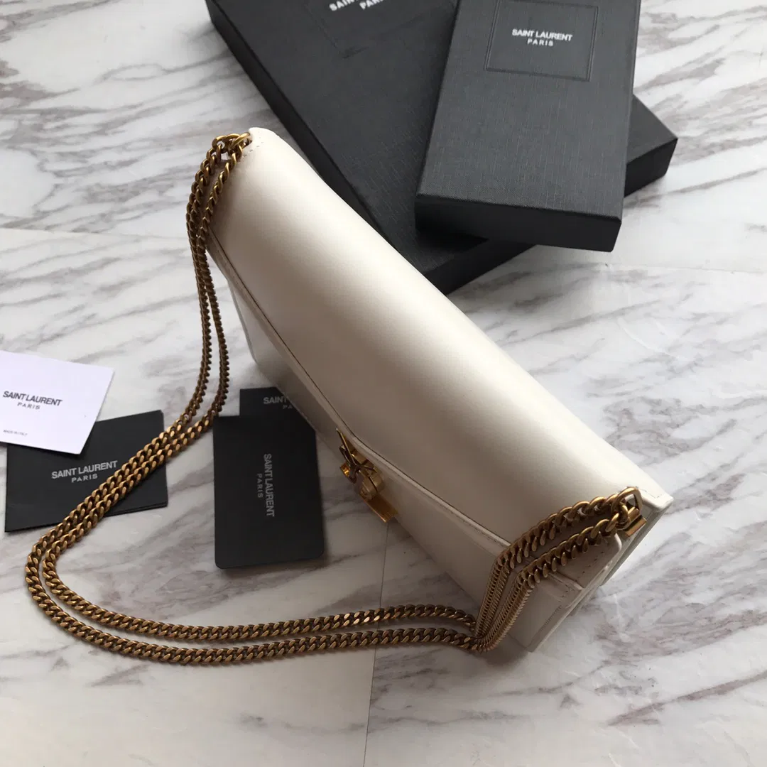 CASSANDRA MONOGRAM CLASP BAG IN OSTRICH — image 5