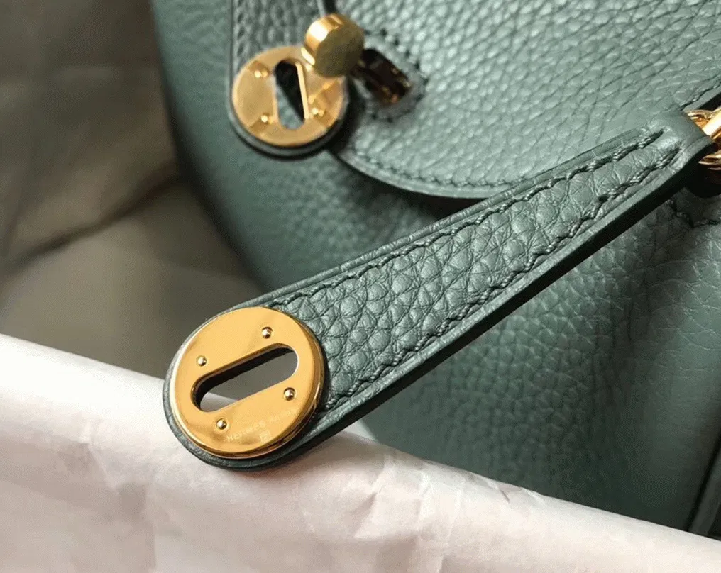 Best Hermes Lindy Mini handbag in vert amande — image 3
