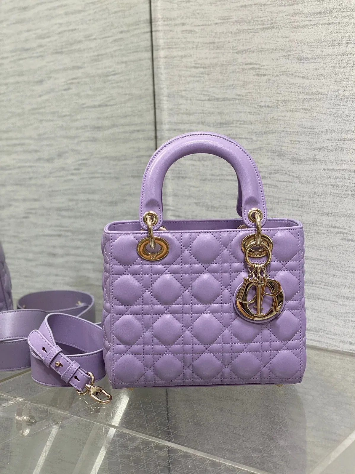 Dior Small Lady Dior My ABCDior Bag Knockoff in Lilas — image 7