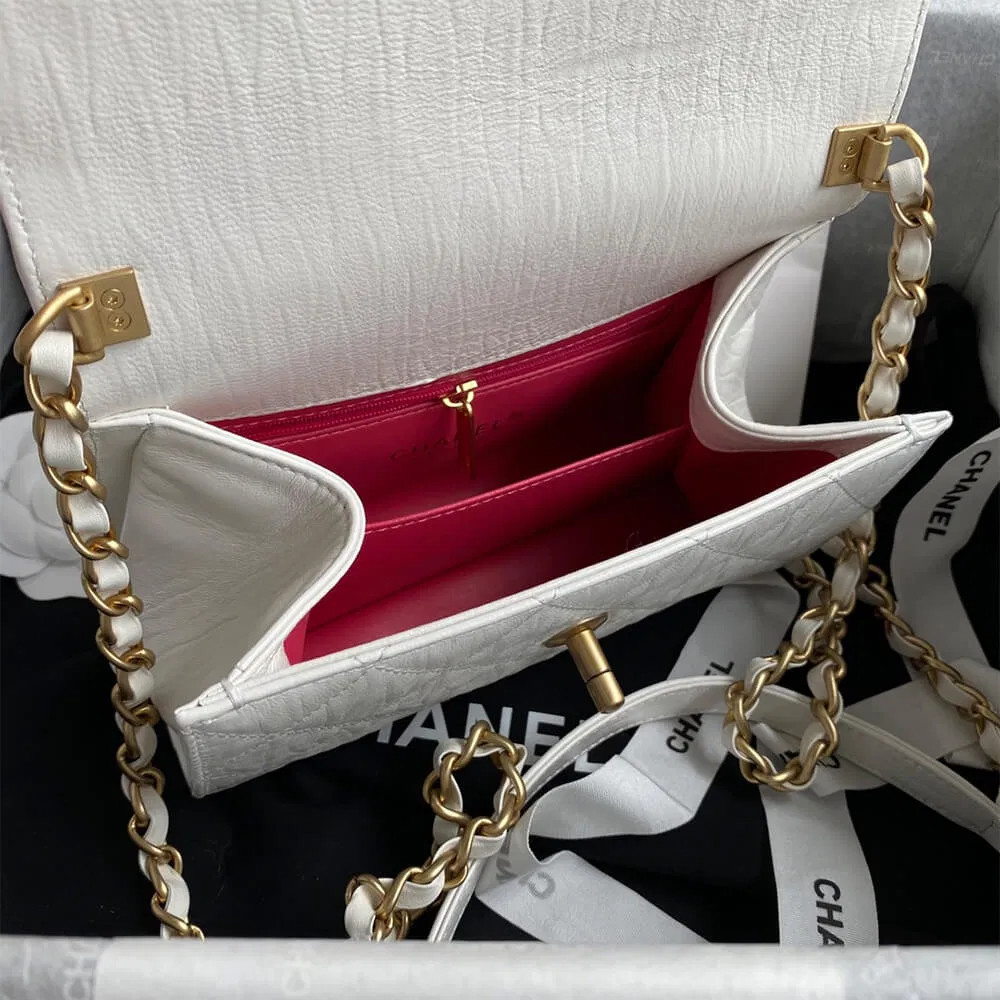 CHANEL Mini Flap Bag with Top Handle — image 7