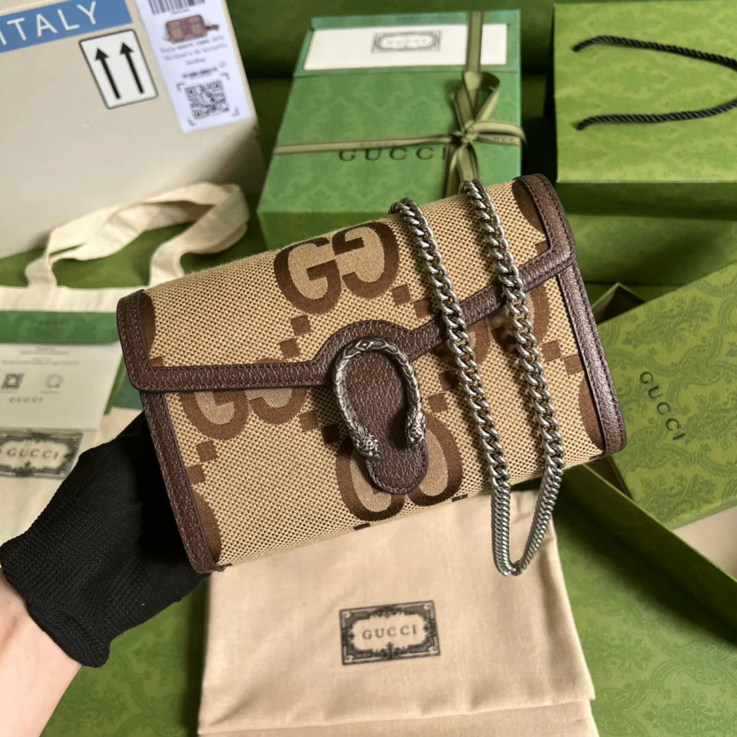Dionysus jumbo GG chain wallet