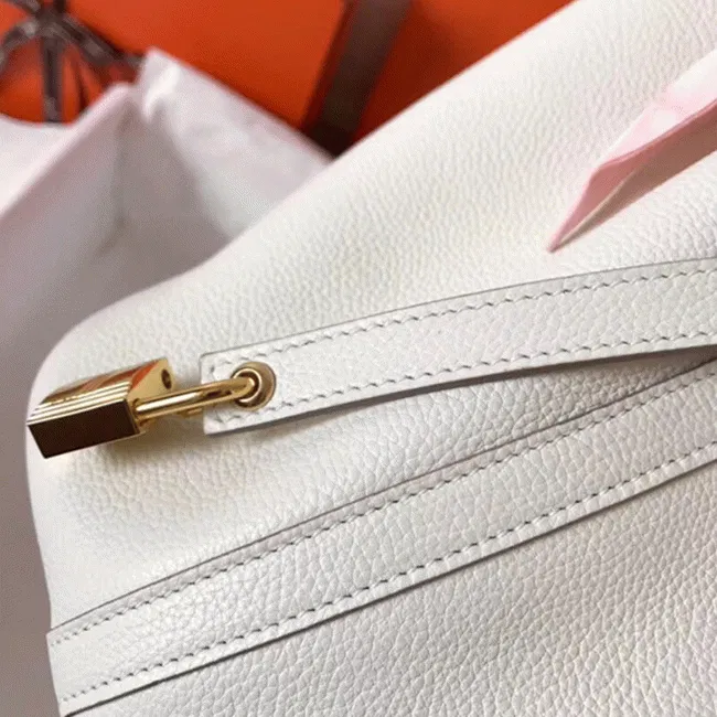 White luxury Hermes Picotin Lock 18cm handbag — image 6