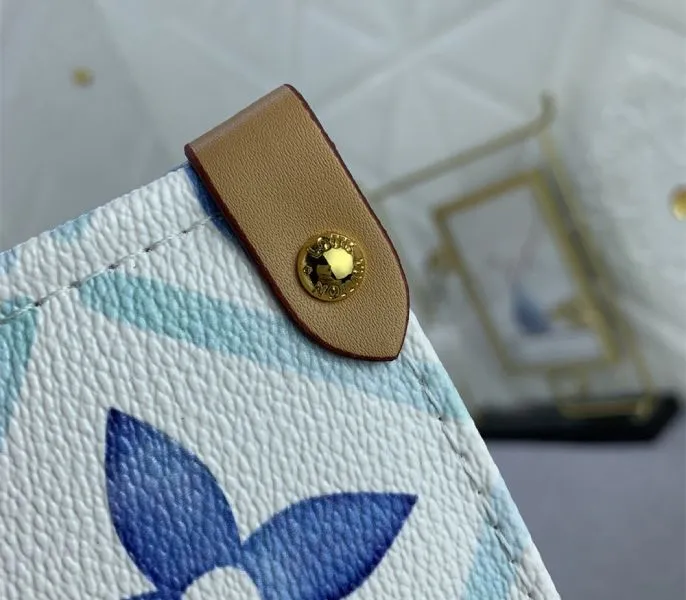 Louis Vuitton LV By The Pool Monogram Tiles Canvas Onthego MM Tote In Lagoon Blue — image 6