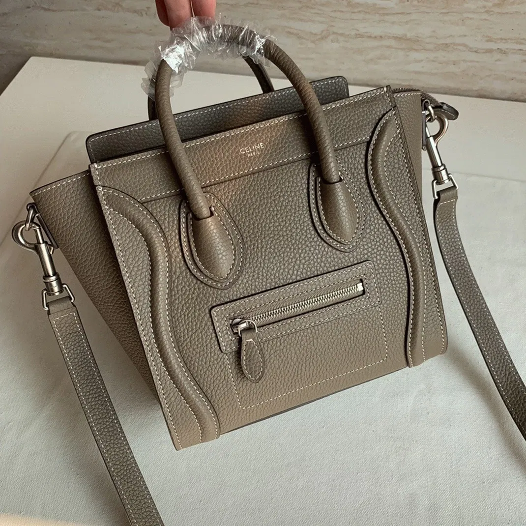 Celine Nano Luggage Tote Bag in Souris — image 3