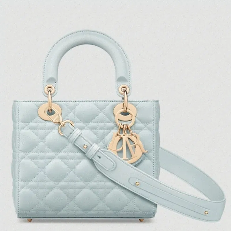 Dior Small Lady Dior My ABCDior Bag in Placid Blue