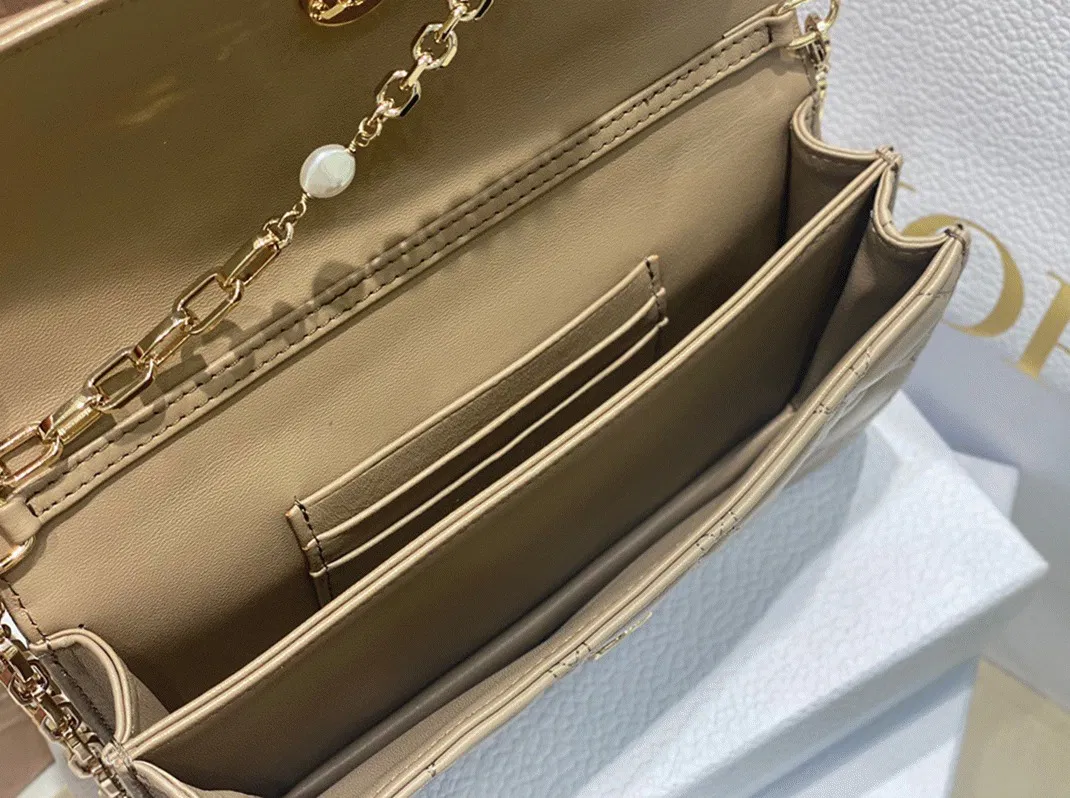 Dior Miss Dior Mini Bag in Beige Cannage Lambskin — image 2
