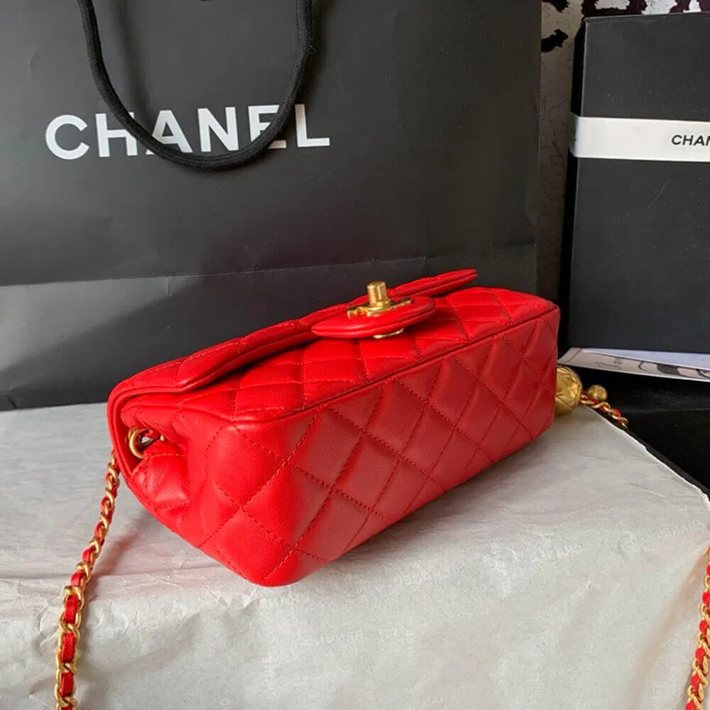 Chanel Pearl Crush Mini Rectangular Flap