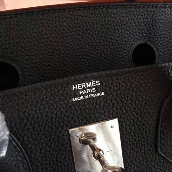 Black Hermes Birkin 40cm Oversized Handbag — image 8