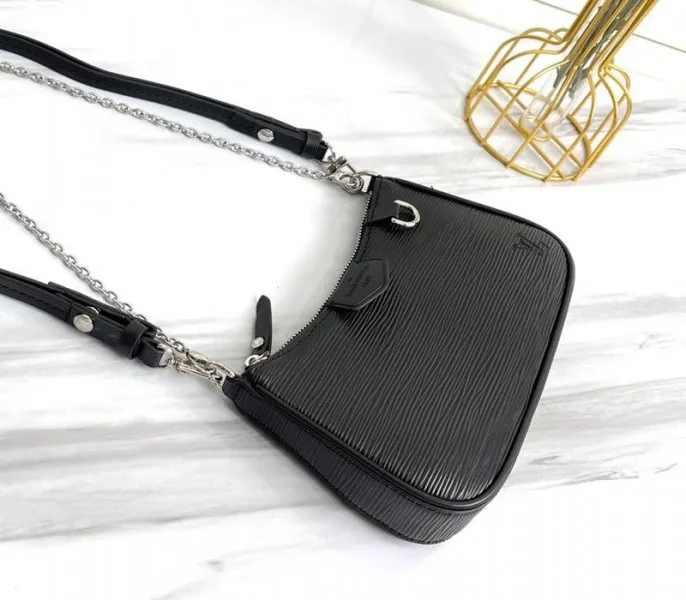 Louis Vuitton Epi Leather Easy Pouch On Strap In Black — image 4