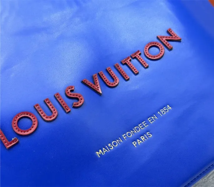Louis Vuitton Other Leathers Shopper Cabas MM Tote In Blue — image 9