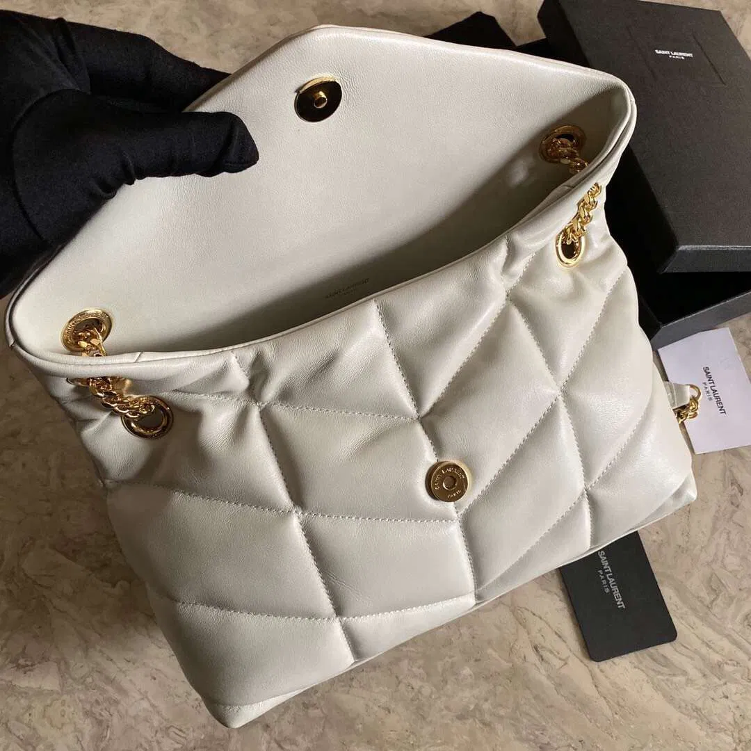 PUFFER MEDIUM BAG IN QUILTED LAMBSKIN — image 6