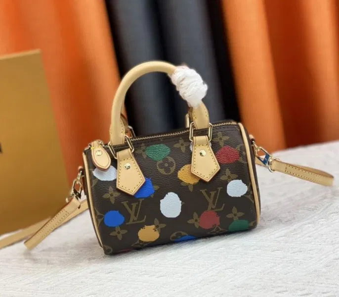 Louis Vuitton X YK Monogram Canvas Speedy Bandouliere 25 Handbag