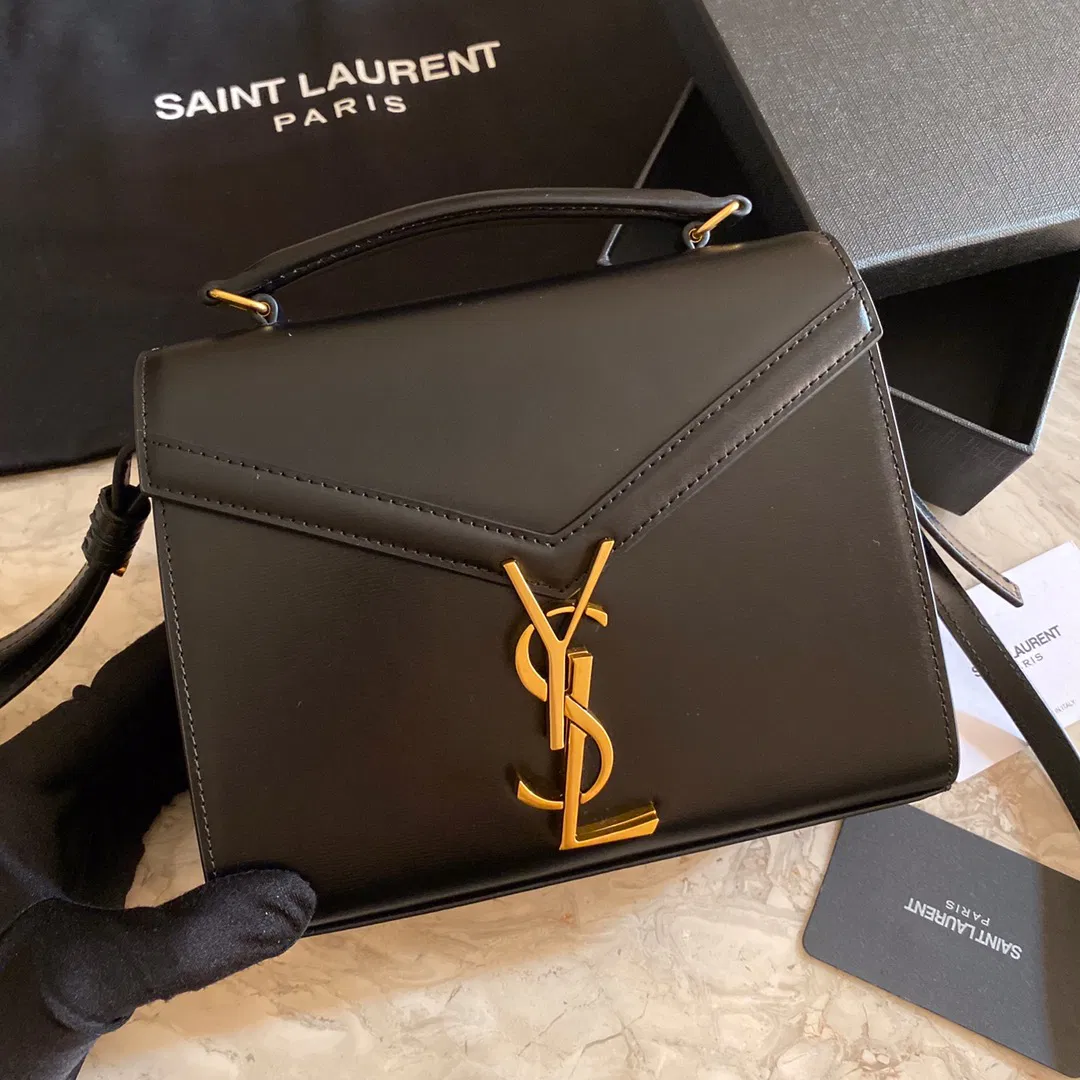 CASSANDRA MONOGRAM CLASP BAG IN MATTE PYTHON