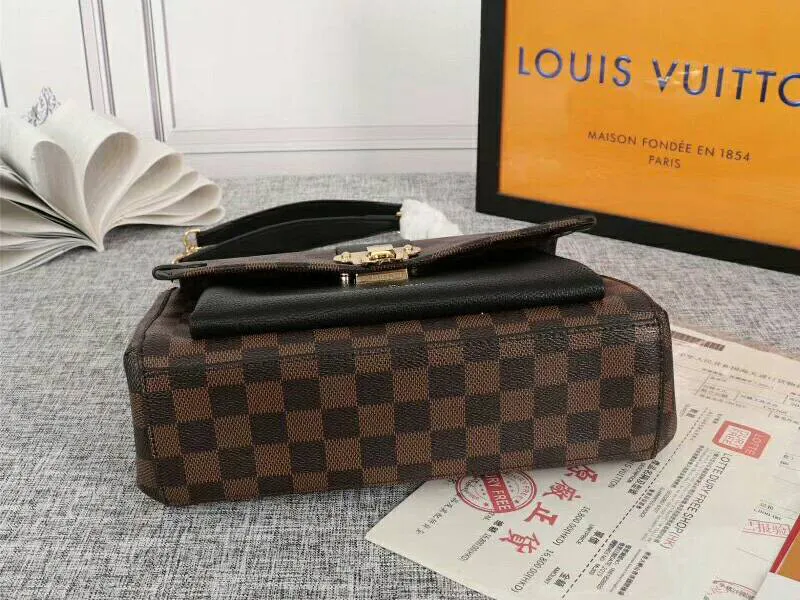 Louis Vuitton Damier Ebene Canvas Vavin PM Bag In Black — image 4