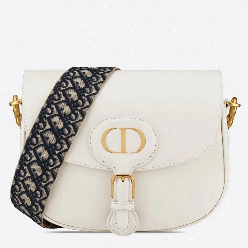 Dior Bobby Large Bag in White