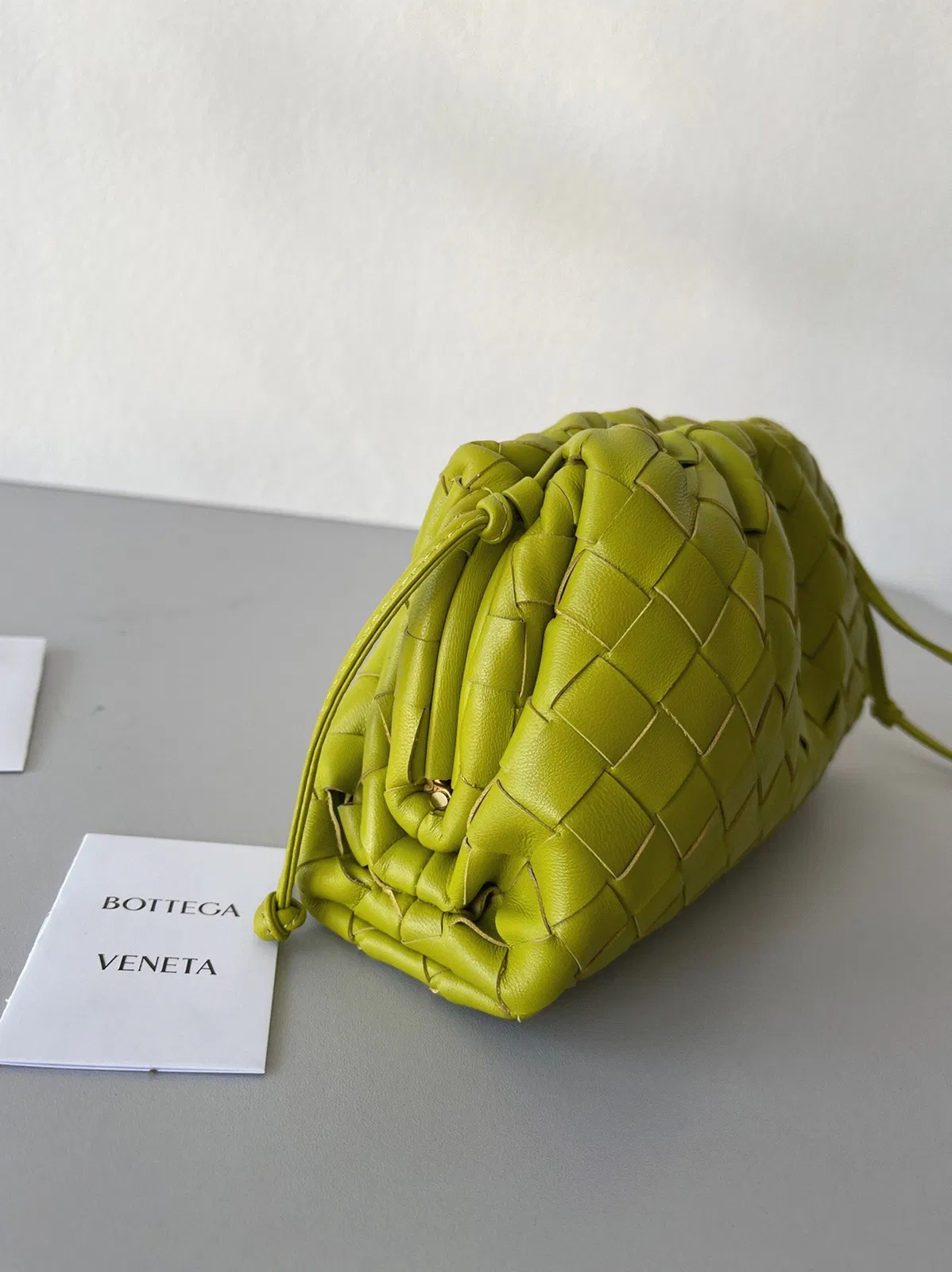 Bottega Veneta Mini Pouch with Strap Kiwi — image 6