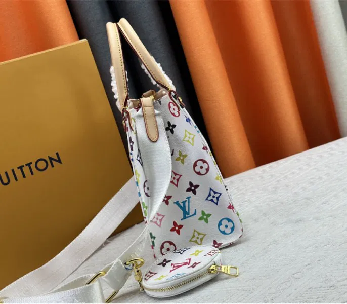 Louis Vuitton X TM Multicolored Onthego PM In White — image 4