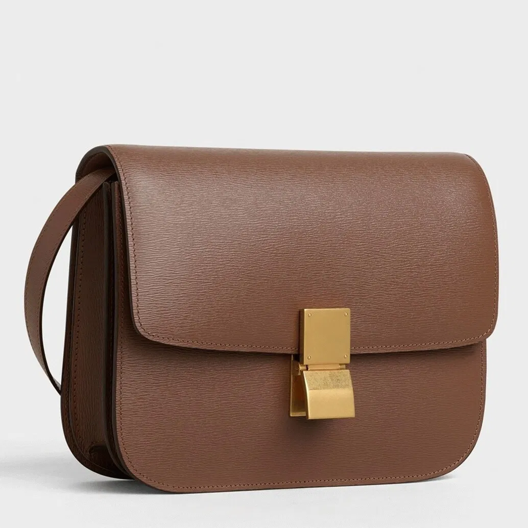 Top Quality Celine Classic Box Medium Bag In Camel
