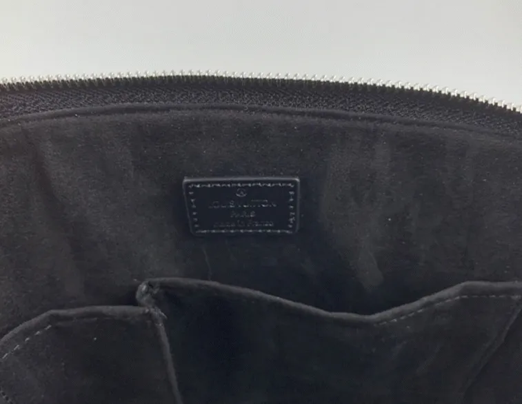 Louis Vuitton Epi Leather Alma PM Jacquard Strap Handbag In Black — image 3