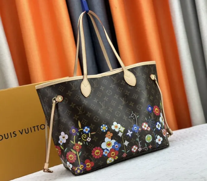 Louis Vuitton X TM Monogram Canvas Neverfull MM — image 3