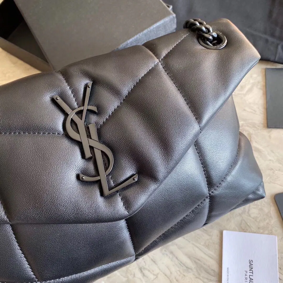 PUFFER MEDIUM BAG IN QUILTED LAMBSKIN — image 4