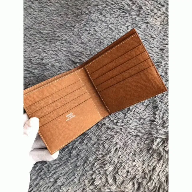 Brown top Hermes Copernic compact wallet — image 2