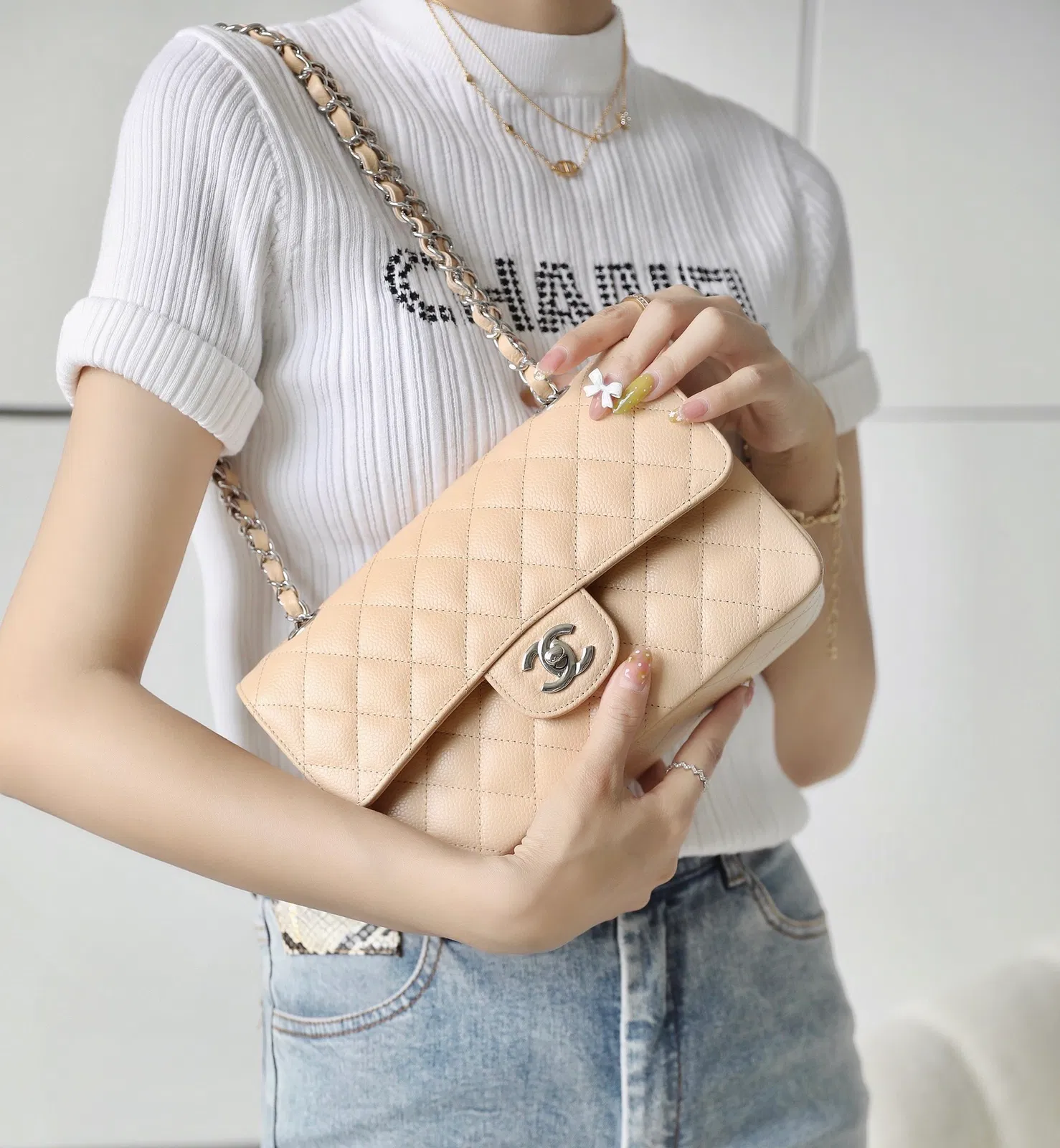 Chanel small classic flap bag โ image 15