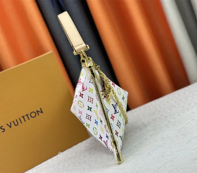 Louis Vuitton X TM Multicolored Lucky Trunk In White — image 4
