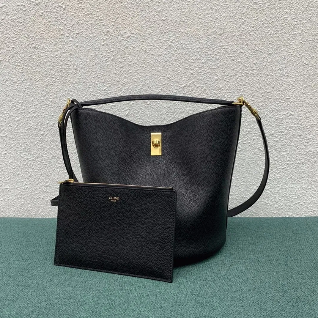 Top Quality Celine Bucket 16 Bag In Black — image 3