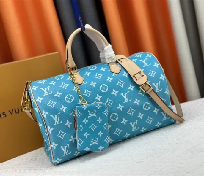 Louis Vuitton Speedy P9 Bandouliere 40 Bag In Turquoise — image 2