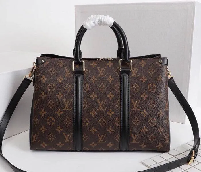 Louis Vuitton Monogram Canvas Soufflot MM Bag In Black — image 3