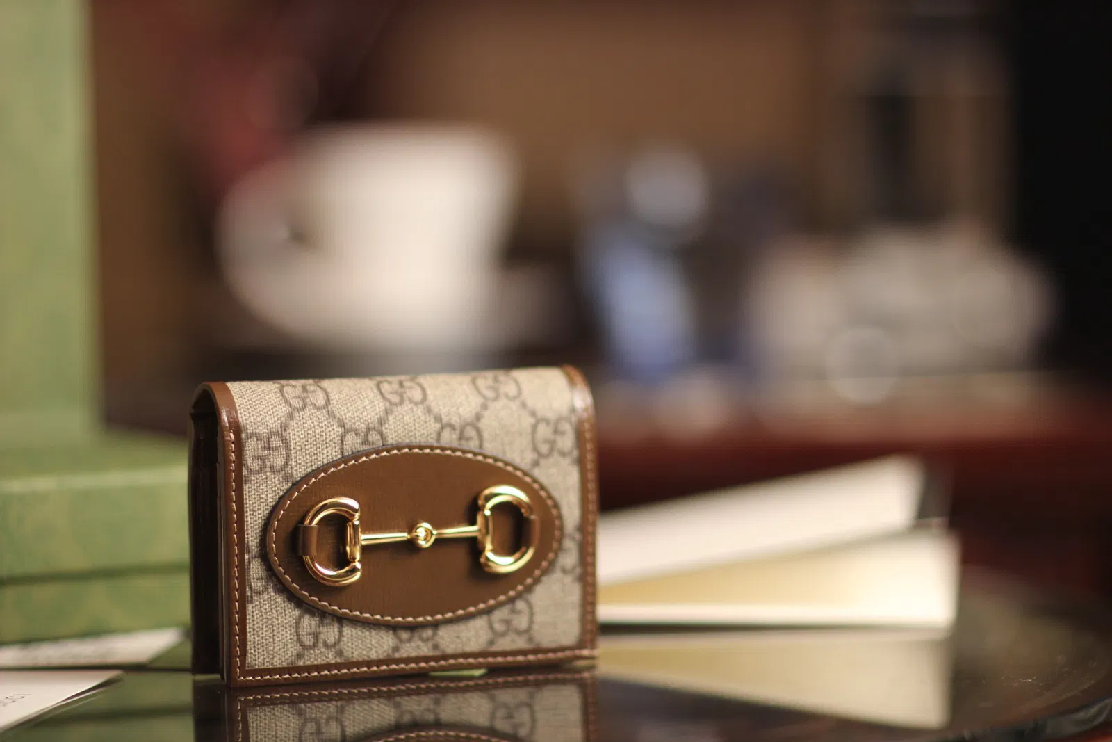 Gucci Horsebit 1955 card case wallet