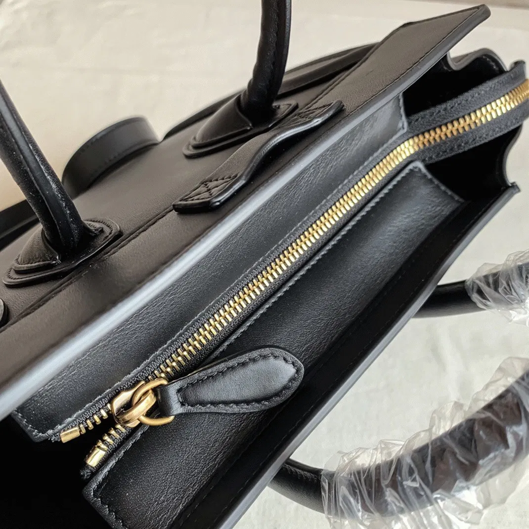 Celine Nano Luggage Tote Bag in Black — image 9