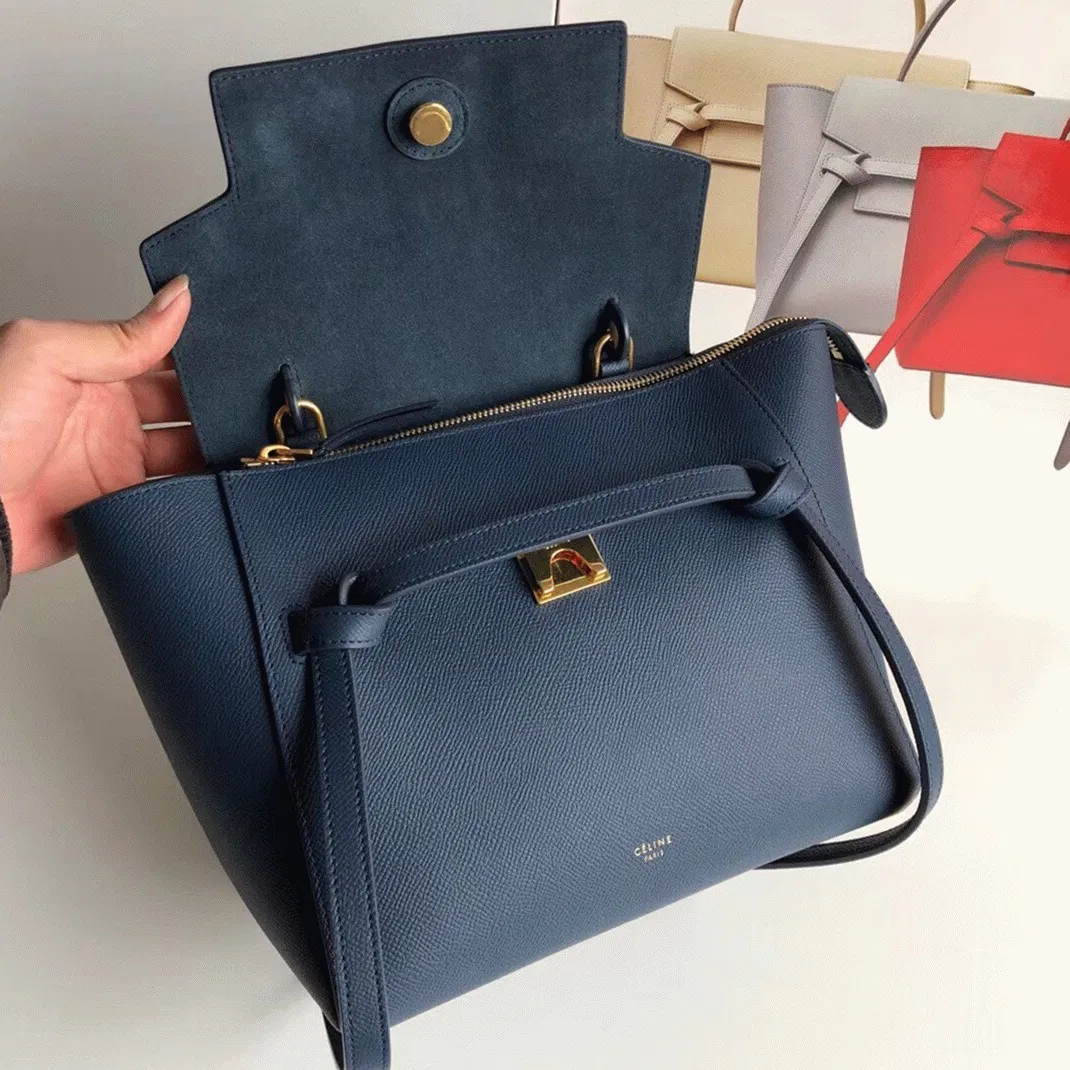 Celine Micro Belt Bag Knockoff in Navy Blue — image 5