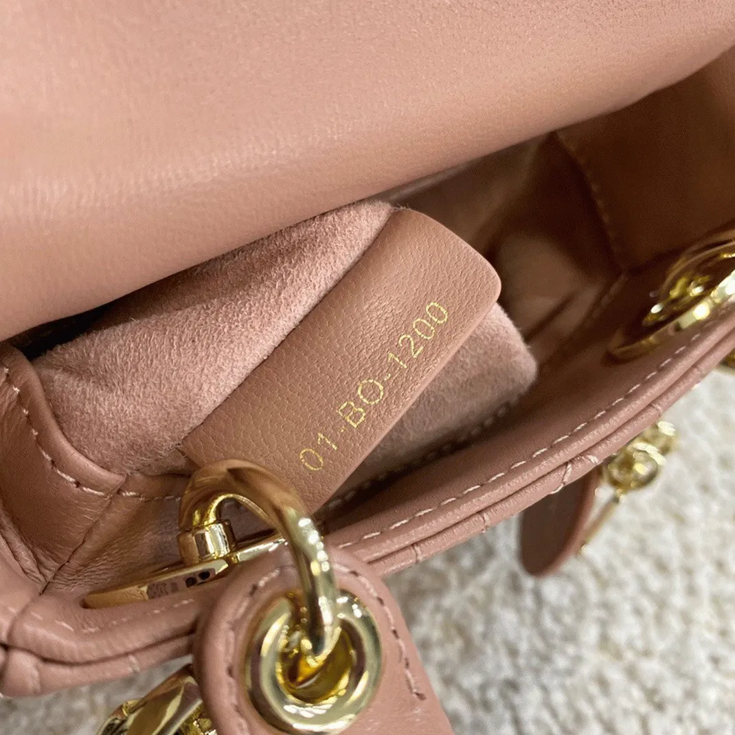 Dior Lady Dior Micro Bag in Poudre Cannage Lambskin — image 6